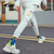 锐克UCAN夏季男士休闲运动套装薄款透气健身束脚九分裤工装长裤(蓝灰 M)第9张高清大图