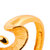 多边金都（MULTIGOLD）炫彩系列千足金灵动花型戒指（约4.02g）第4张高清大图
