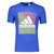Adidas阿迪达斯2017夏季新款男子训练运动透气跑步短袖T恤CG1658(CG1658 L)第2张高清大图