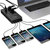 奥睿科（ORICO）HPC-4A5U 智能5口USB数码充电器 4位插座/插排/插线板/接线板(黑色 1.5M)第4张高清大图