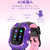 百合/BIHEE W6儿童手表 百合关爱语音视频通话移动电信版智能手表(紫粉色)第4张高清大图