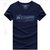 夏季新款男士短袖T恤 吉普盾休闲圆领T恤9638(宝蓝色 XL)第5张高清大图