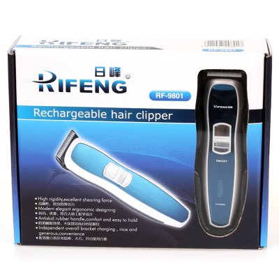 日峰（Rifeng）RF-9801理发剪 精钢刀头安全不卡发 充电式 电量LED显示