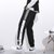 POSIRTHE 男小脚宽松潮流卫裤运动长裤男生活系列2022年春季新款收口束脚裤子(DXX-K2166黑色 M适合70-105斤)第5张高清大图