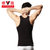 雅鹿（2件装）男士背心 男 汗衫纯棉 紧身运动休闲背心(灰色+黑色 XL)第3张高清大图