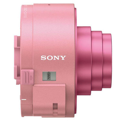 索尼（SONY）DSC-QX10 镜头数码相机 粉色