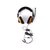 宾果（Bingle）B-880-G耳机头戴式游戏系列耳机（金色）（专属游戏等级耳机麦克风 ,金属支架设计 调整高度不受限 ,全罩式耳机设计提供环绕音质体）第3张高清大图