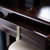 恒兴达 实木梳妆台带凳组合复古大小户型简约新中式化妆桌橡胶木卧室家具(黑檀色 梳妆台+椅子)第3张高清大图