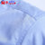 男士短袖小方领衬衫工装纯色男士工作服厂服正装磁性领扣定制衬衣(深蓝色 4XL/44男款)第5张高清大图