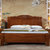 床 双人床 1.8米中式全实木床1.5米橡木床 双人床婚床 YX-8251(胡桃色1.5米)第2张高清大图