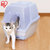 爱丽思IRIS 塑料猫砂盆 宠物厕所 双层全封闭猫砂盆TIO-530FT(TIO530FT)第3张高清大图