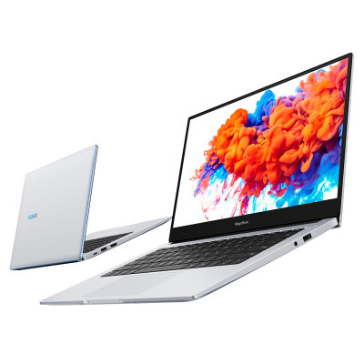华为 荣耀MagicBook 2020 14英寸轻薄窄边框笔记本电脑 FHD IPS 多屏协同 指纹 Win10(冰河银 R5-3500U丨8G丨512G)