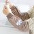 袖套女长款韩版可爱工作办公学生羽绒服护袖防污袖头秋冬袖头套袖(2双短款束口（卡其+紫色）)第2张高清大图