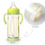 亲亲我新生婴儿PPSU感温奶瓶宽口塑料防摔宝宝带吸管手柄母婴用品300ML(黄色)第3张高清大图