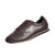 阿玛尼Armani男鞋 AJ系列低帮板鞋休闲鞋皮鞋90592(褐色 7.5)第5张高清大图