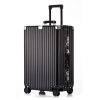 潘达家包包(PADAJABA) 24英寸全铝合金旅行箱拉杆箱万向轮旅行箱登行李箱机箱子 黑色  HO6998(黑色)