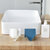 日式清新沥水排水肥皂盒多功能香皂挂盒无痕壁挂式沥水皂盒DS202(桔黄 单只装)第3张高清大图