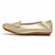 AICCO  春季新款牛皮豆豆鞋子舒适透气女鞋平底鞋夏季单鞋鞋子139-1(金色 36)第2张高清大图