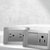 台湾插座110v美式面板墙壁家用开关美规电源插座不锈钢拉丝灰美标(单USB插座)第4张高清大图