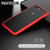 苹果7手机壳7plus透明磨砂壳Phone8防摔肤感保护套苹果8plus时尚简约撞色(红色 苹果7p/8p 5.5英寸)第3张高清大图