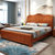 美天乐 实木床1.8米主卧双人床现代简约1.5米新中式储物经济型大婚床家具(1.5*2米 床+床垫+床头柜*1)第3张高清大图