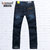 莱斯玛特LESMART 男装水洗磨白做旧直筒牛仔裤 DX13117(蓝色 28)第2张高清大图