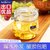 喜碧密封罐玻璃瓶子带盖食品储物家用青梅分装腌制蜂蜜柠檬泡酒罐(莱德1.1lx2)第2张高清大图