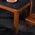 中式大理石  火烧石餐桌 实木餐桌椅组合 饭桌 客厅家具(玄武石 1.6米)第3张高清大图