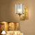 欧菲玛丽 中式壁灯中国风复古走廊客厅卧室床头全铜LED灯具(白光光源 单头16*30CM)第2张高清大图