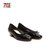 马内尔2020年春季新品专柜同款粗跟真皮女鞋潮流时尚单鞋女G01063(浅灰色 39)第3张高清大图