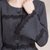 烟花烫SD2017秋装新款女装气质收腰蕾丝拼接短毛呢外套上衣 星莹(深灰色 XXXL)第4张高清大图