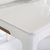 双虎家私小户型简约现代餐桌 钢化玻璃餐桌椅组合 长方形餐桌QX1(一桌六椅)第5张高清大图