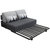 TIMI 现代沙发 沙发床 布艺沙发 可折叠沙发 多功能沙发 客厅沙发(深灰色 1米)第2张高清大图