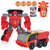 变形汽车飞机机器人玩具带发射器车模型手办拼装套装儿童男孩玩具(333-14)第5张高清大图