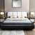 佐菲亚真皮床 现代简约1.8米1.5米双人床大气婚床主卧欧式皮床(单床+椰棕床垫+1柜 1.8米)第2张高清大图