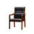 阁瑞馨耳朵椅办公椅会议椅环保皮(黑色 ZMD-004)第2张高清大图