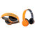 冲击波（shockwave） SHB-906BH 包耳头戴式蓝牙耳机 HiFi立体声 可折叠 内置麦克风 甜蜜橙第6张高清大图