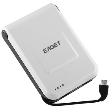 忆捷（EAGET）PM6移动电源充电宝（白色）（8000mAh）