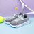 abckids男女童鞋 2018新款网布鞋运动鞋防滑耐磨中小童跑步鞋(35 宝蓝/阳光橙)第4张高清大图