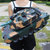 超大型儿童充电遥控坦克战车玩具汽车模型可发射子弹履带金属炮管儿童礼物(迷彩黄 单电配置送礼包+200发子弹)第2张高清大图