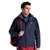 TECTOP户外新款冲锋衣男女三合一两件套西藏防水保暖加厚登山外套(男款深灰色 S)第3张高清大图