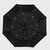 韩式星空小黑伞 金银星空黑胶防紫外线遮阳伞 三折折叠晴雨伞(灰色)第3张高清大图