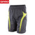 spiro运动短裤男女跑步速干夏季透气型健身五分裤男女款S184X(灰色/荧光绿 L)第2张高清大图