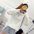 Mistletoe2017秋装新款上衣韩版宽松长袖t恤(白色 XXL)第5张高清大图