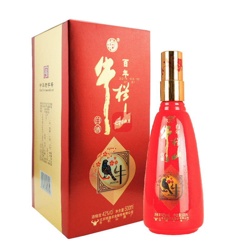 牛栏山二锅头金喜牛42度500ml