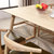 夏树 北欧白蜡木餐桌 YT-GLM05(浅胡桃 一桌6椅/1.38米)第4张高清大图
