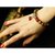 凤凰涅磐H17120508女款原创DIY天然红玛瑙苗银金沙琉璃珠手链（红色）第8张高清大图