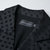 名师路雪纺衫女七分袖2017秋季新款通勒简约纯色西装领开衫外套(黑色 XL)第4张高清大图