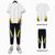 X17短袖套装男士夏季新款时尚冰丝圆领T恤长裤休闲透气运动两件套XCF0145(黑色 M)第3张高清大图