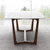 北欧大理石独特餐桌现代简约小户型长方形实木餐桌椅组合6人(大理石餐桌黑色1.3*0.8米)第3张高清大图